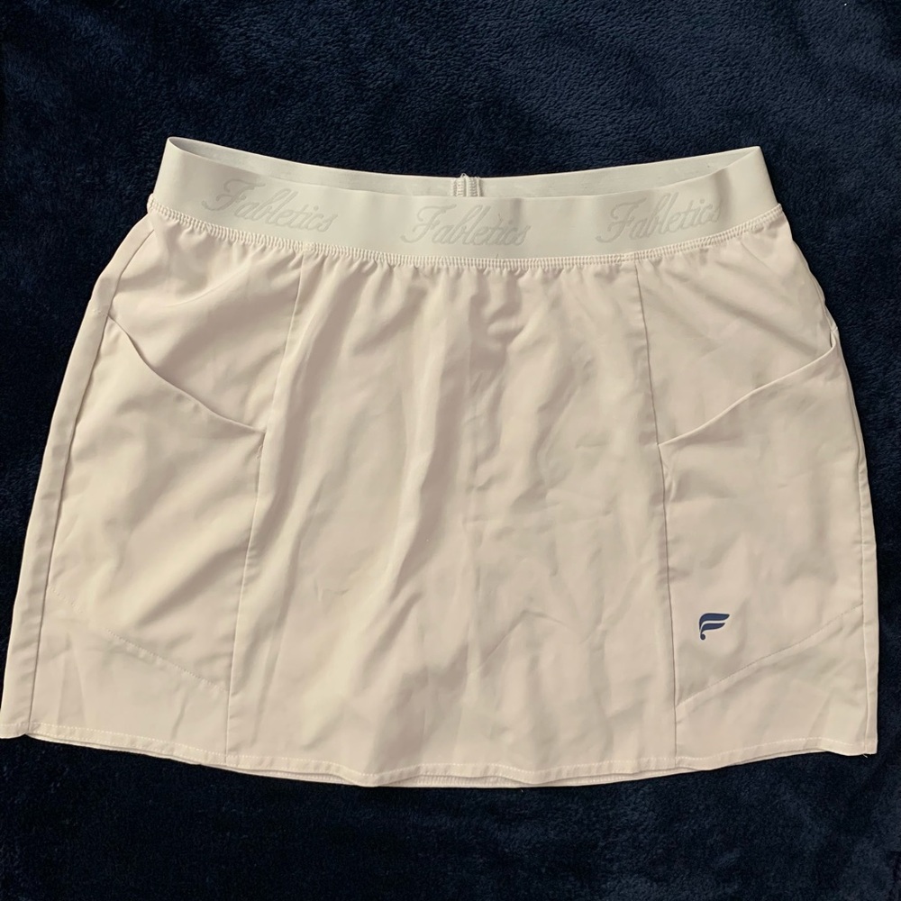 Fabletics White Athletic Skirt